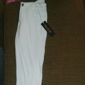 White jeggings. Size large